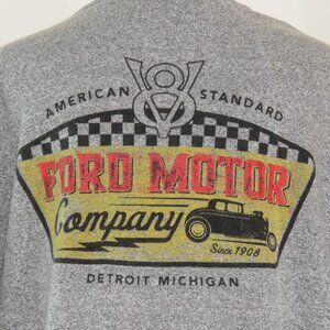 Northern Outpost Co. Gray Pullover Ford Motor Company T-Shirt Size XL (C1028)